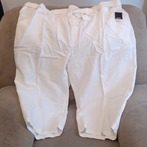 Liz Claiborne Big Women White Pants Size 4X